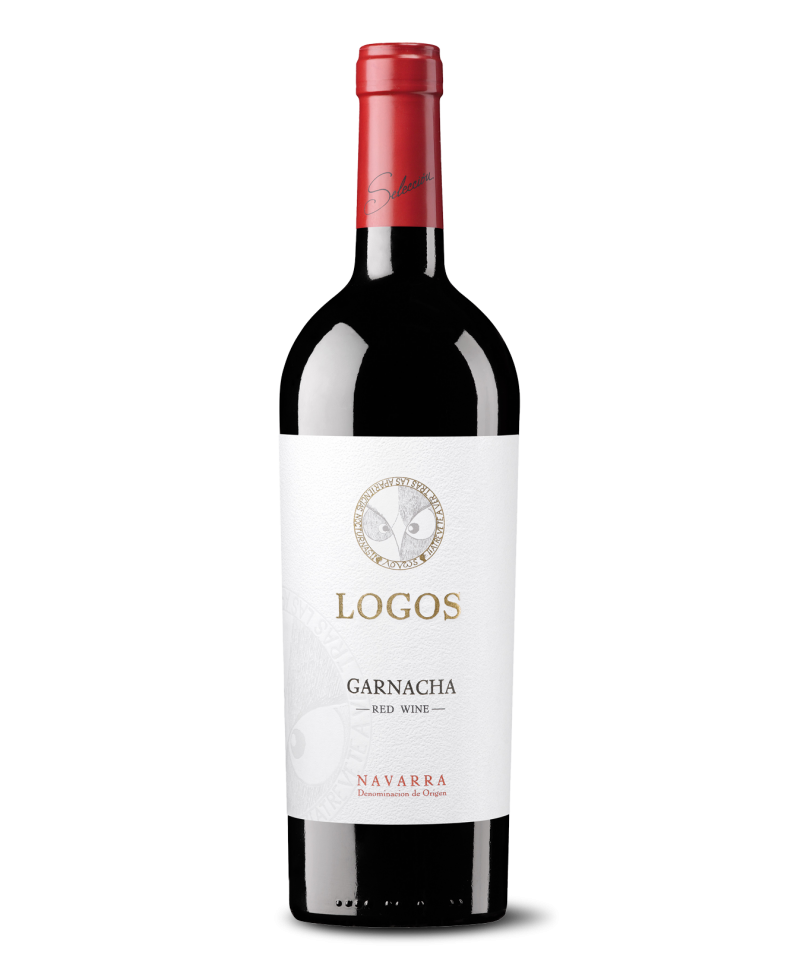 Vino Logos Tinto Garnacha con DO Navarra de Hacienda Logos