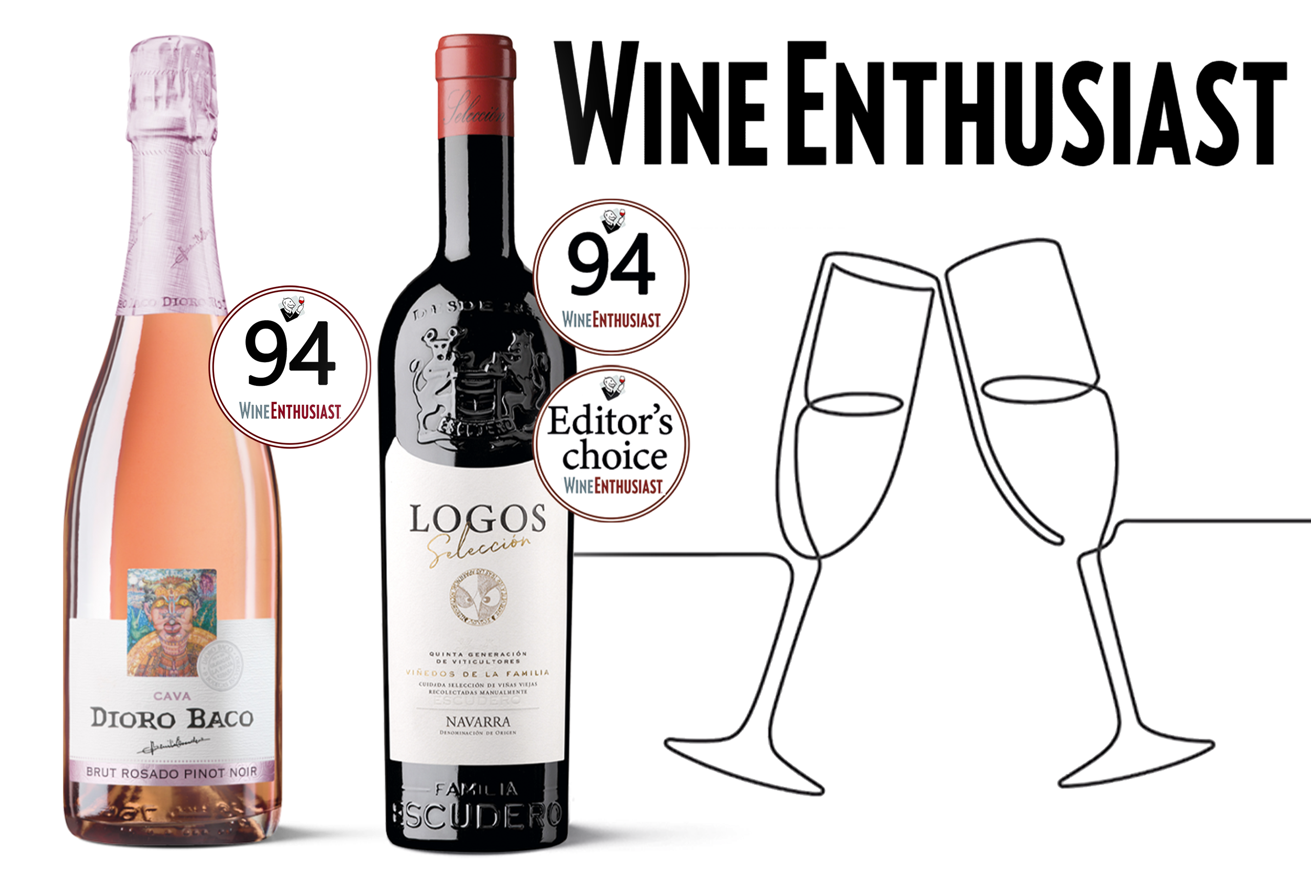 Wine enthusiast corona a Familia Escudero