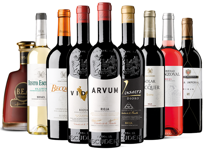 Coleccion vinos rioja bodegas escudero vinsacro